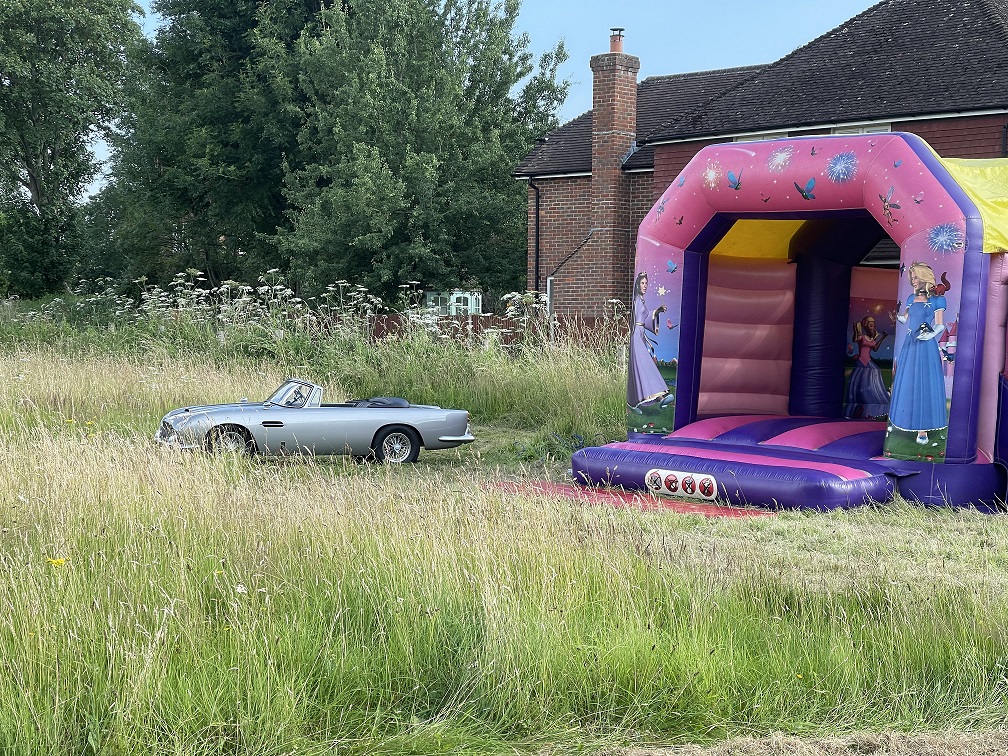 Family fun day summer 2021 bouncy castle Aston